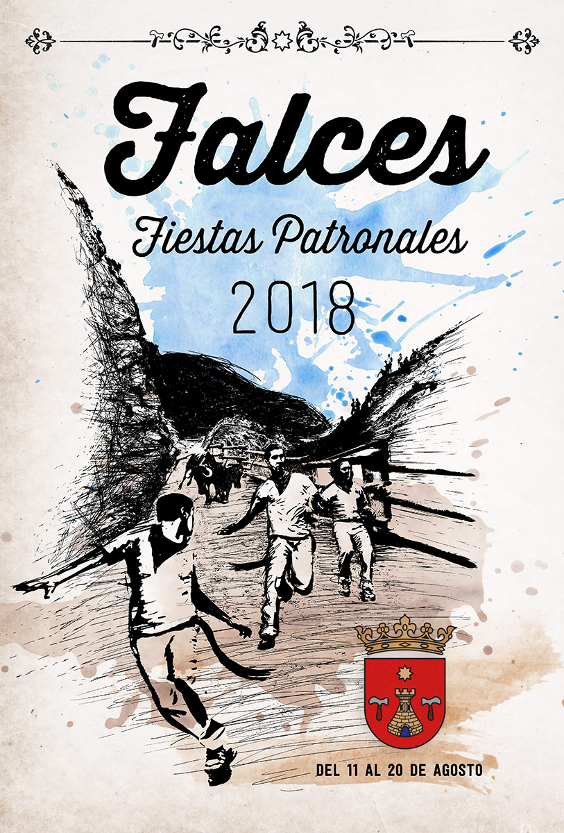 Cartel ganador Fiestas Falces 2018