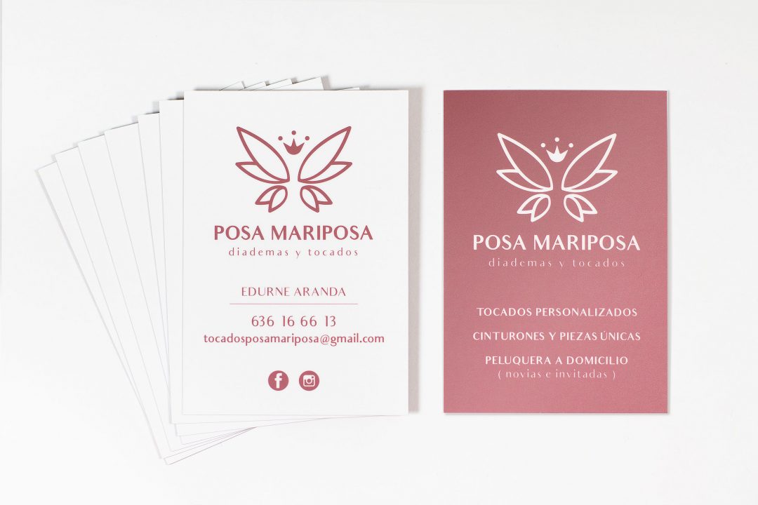 Tarjeta de visita frontal